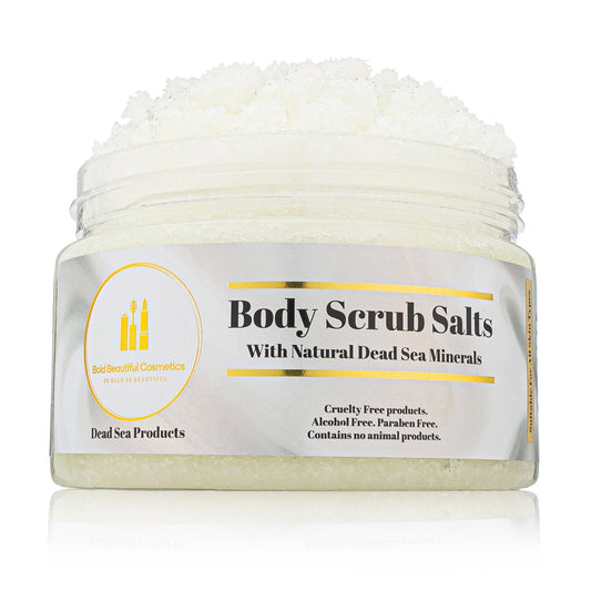 Bold Beautiful Cosmetics Dead Sea Body Scrub Salts - Lavender & Matricaria Scent - Body Scrub Salts - 850046440052 - Dead Sea Salt Scrub