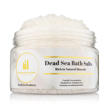 Bold Beautiful Cosmetics Natural Dead Sea Bath Salts & Feet Soaking - Natural Dead Sea Bath Salts - 850046440045